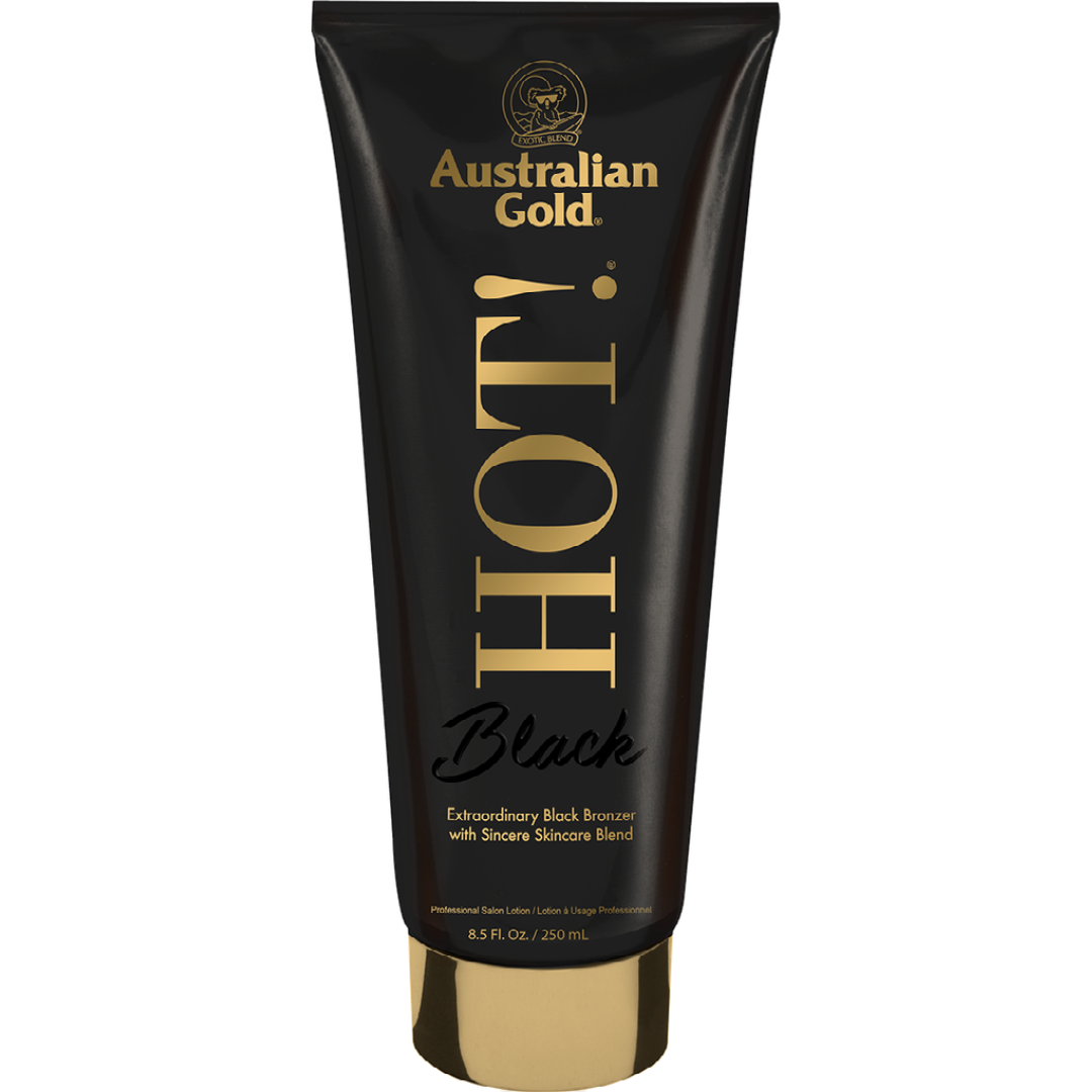 Australian Gold Hot! Black Tanning lotion with bronzer Australian