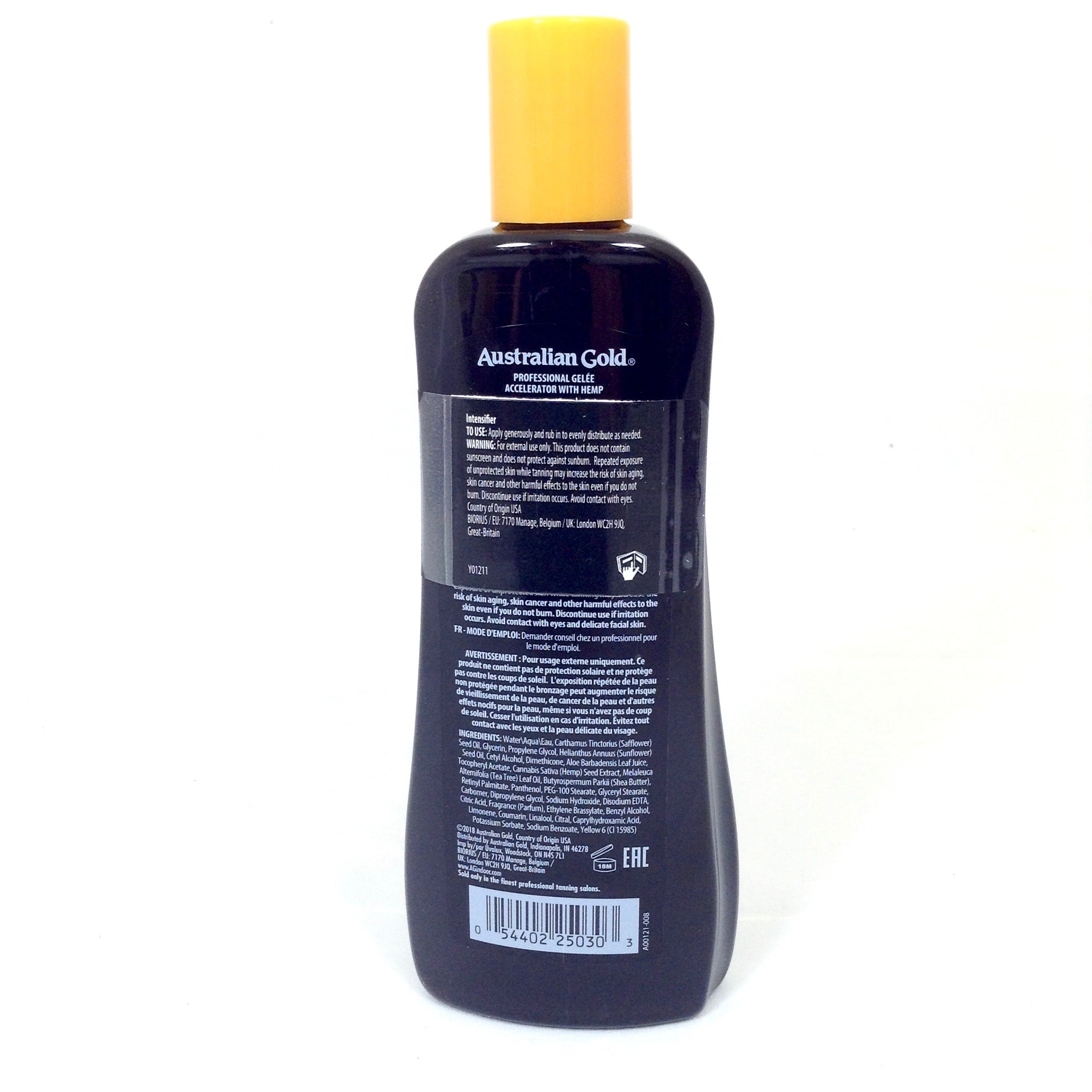 Australian Gold Gelee Accelerator Tanning lotion ingredients