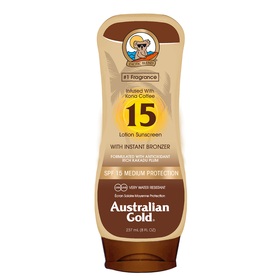 SPF 15 Lotion with Bronzer