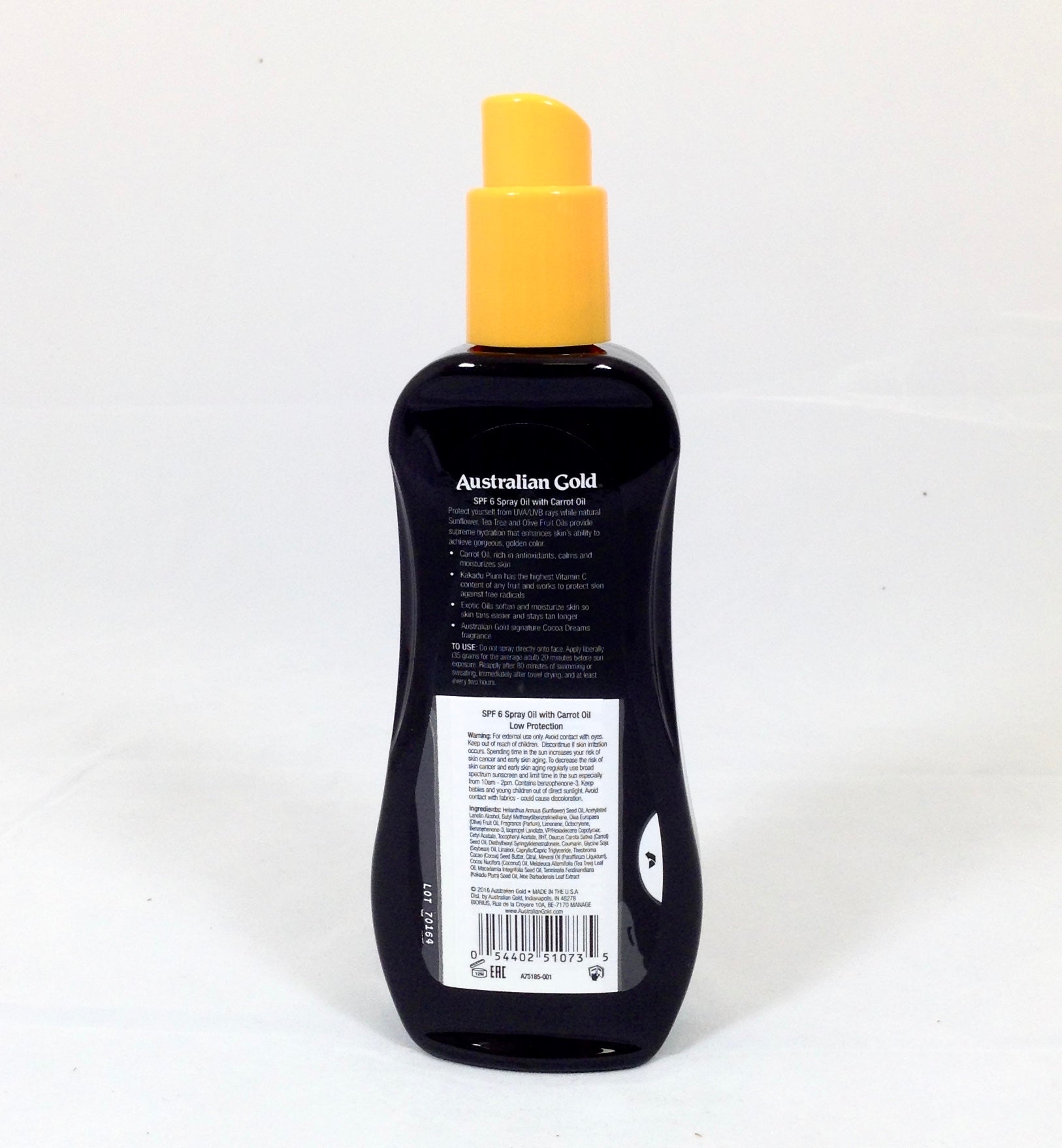 SPF 6 Spray Carrot Oil
